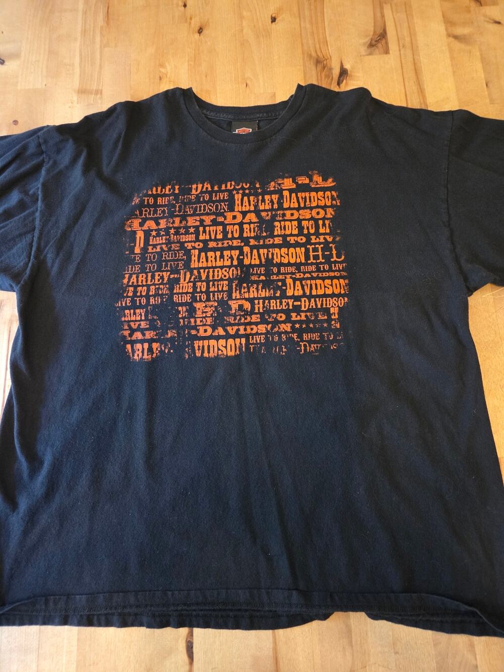 Vintage Tripp’s Harley-Davidson Amarillo TX T-Shirt 2XL Armadillo Route 66